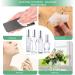 H&D Vintage Refillable Perfume Bottles - 4pcs Glass Spray Bottles | Perfect Wedding Gifts for Her - Buy Online on SooperMarket.com