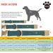 Yudote Soft Dog Collar for Small Dogs | Cotton Mixed Fabric Sensitive Skin Friendly | British Racing Green (1-Pack) - Buy Online on SooperMarket.com