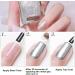 Glitter Silver Nail Polish Quick Dry Long Lasting Shimmer Nail Varnish Sparkle Metallic Effect No UV Needed Nail Paint Nail Polish Art Manicure Gifts for Women Girls DIY Home(10ML) - Buy Online on SooperMarket.com