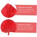 Alipis Simulated Cattail Fan Wedding Layout Palm Leaf Dried Palm Spears Home D cor Vase Art Ornament Faux Plant Italian Ruscus Woven Hand Held Fan Decor Fans Palm Leaves Hamster Monstera Red 50x28cm - Buy Online on SooperMarket.com