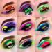 40 Colors Rotate Eyeshadow Palette - ColoUndur Neon Rainbow Matte & Glitter Shades for Professional Makeup | International Shipping Available - Buy Online on SooperMarket.com