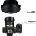 Canon RF 50mm f/1.8 STM Tulip Lens Hood | Reversible Shade for EOS R6 R5 RP R Camera | ES-65B Replacement | 43mm Filter & Cap Compatible - Buy Online on SooperMarket.com