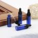 Rowiz 30 Pack 5ml Glass Drip Bottles for Essential Oils Lotions & Perfumes - Blue with Droppers & Caps - Buy Online on SooperMarket.com