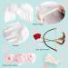 AMOR PRESENT Baby Angel Wings Set | White Newborn Photoshoot Costume with Wings, Headband, Bow, Swords | Photo Prop Outfit 0-18 Months - Buy Online on SooperMarket.com