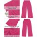 Vetinee High Waisted Wide Leg Dress Pants with Pockets - XXL Magenta - Buy Online on SooperMarket.com