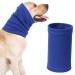 Dog Snood Pet Neck Protector Ears Warmer Calming Hoodies for Dogs Earmuff Noise Protection for Anti-anxiety Grooming Bathing Comfort Ear Covers (M Size Blue) M Blue