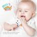 HAOBAOBEI Infant Unicorn Teether Toy - Natural Organic Silicone Teething Toy for Infants and Toddlers - Freezer Safe - White (1 Pack) - Buy Online on SooperMarket.com