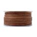 Cords Essentials Round Genuine Leather String Cord, Rope for Jewelry Making, Necklaces, Bracelets, Kumihimo Braiding, Wraps, Crafts and Hobby Projects (Distressed Saddle, 1.5 MM) Distressed Saddle 1.5 MM