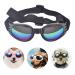 JIABEIUS Dog Goggles Dog Sunglasses Dog Glasses Windproof Puppy Goggles Anti-Fog UV Protection Sun Glasses for Cat&Small Dogs (Black)