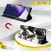 Buy Oihxse Wallet Cover for Xiaomi Redmi Note 10 Pro - PU Leather Flower Marble Flip Case with Stand & Card Compartment - Silicone Protective Shell in Black - Buy Online on SooperMarket.com