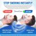 Mouth Guard For Sleep Snoring Solution - Snoring Mouthpiece For Quiet Sleep - Reusable Mouth Guard For Stop Snoring - Help Men/Women for Their Sleep Breathe Better - V Flow Design - 1mm - 4mm - Buy Online on SooperMarket.com