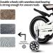 Buy Sunshine Smile 2-Piece Universal Support Wheels for Children's Bikes - Durable Black Iron Training Wheels for Kids - Buy Online on SooperMarket.com