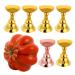 FOMIYES Pumpkin Slices Magnetic Nail Stand Nail Practice Base Pumpkin Nail Display Stand Nail Art Tip Holder Manicure Stand Manicure Practice Base Magnetic Mount Vintage Head