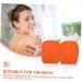 Beavorty 4pcs Bath Gloves and Sponge Set - Exfoliating Shower Accessories in Orange - Buy Online on SooperMarket.com