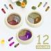 3Pcs Titanium Powder Nail Art Set - Glitter Mirror Effect + 6 Eyeshadow Sticks - International Shipping Available - Buy Online on SooperMarket.com