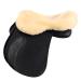 Merauno Sheepskin Horse Saddle Seat Saver Lambskin Horse English Saddle Seat Cover