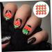 FRCOLOR 300 Pcs Nail Fruits Decoration Strawberry Nail Tool Lip Gloss Hand Cherry Slices Fruit Flatback Travel Bottles for Toiletries Nail Fruit Slices Pineapple Accessories Red Resin 3d - Buy Online on SooperMarket.com