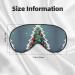 Christmas Tree and Red Ball Print Double-Sided Eye Mask Soft and Light Blocking for Enhancing Sleep Quality - Buy Online on SooperMarket.com