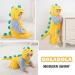 Doladola Baby Romper Dalmatian Animal Onesie | Toddler Jumpsuit Newborn Outfit 2-3.5 Years | Yellow Dinosaur Print - Buy Online on SooperMarket.com