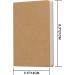 Kraft Cover Blank Sketch Book - 140x210mm - 112 Sheets/224 Pages - 100g Full Wood Paper - 350gsm Kraft Cover - Buy Online on SooperMarket.com