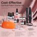 Modelones 20PCS Gel Nail Polish Kit with UV Light - 6 Classic Neutral Colors | Soak Off Gel Polish Set with Portable Mini LED Lamp, Base & Top Coat | All-in-One Manicure Kit for Starter, DIY Salon Gift - Pink Blue Violet - Buy Online on SooperMarket.com
