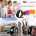 Fitness Tracker Smart Watch Bracelet | 1.14 Color Screen, IP68 Waterproof, Step Calorie Counter, Sleep Monitoring | Activity Tracker for Women Men Kids - Red - Buy Online on SooperMarket.com