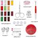 Premium 104 Pcs Sewing Kit for Beginners & Travelers - Portable Needle and Thread Set with 18 Color Threads, Needles, Scissors, and Thimble - Buy Online on SooperMarket.com