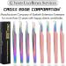 Professional Fiber Tip Lash Tweezers Set - Japanese Steel, Curved & Volume Lash Tweezers - Blush Pink - My Lash Tools - Buy Online on SooperMarket.com
