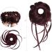 REECHO Super Long Messy Bun Hair Piece - Wine Red - Buy Online on SooperMarket.com