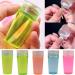 Nail Art Stickers for Women - Fluorescent Blue Silicone Stamp Tool | Party Decor & Manicure Essentials - Buy Online on SooperMarket.com