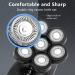 Head Shavers for Bald Men - 5 in 1 Waterproof Electric Razor | 7D Floating Cutter USB Rechargeable Trimmer - Buy Online on SooperMarket.com