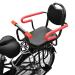 TWSOUL Child Bike Seat, Rear Mounted Child Bike Seats, Back Mount Child Seat with Non-Slip Armrests/Pedals Padde/Seat Belt, Hold Up to 100lbs