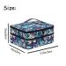 LYFFXYH Nail Polish Carrying Case - Portable Double-Layer Storage Bag for 42 Bottles (15ml) - Green Leaf Design - Ideal for Organizing Nail Polish and Manicure Set - Buy Online on SooperMarket.com