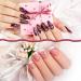PAGOW 16 Sheets Heart Nail Art Stickers - Self-Adhesive Love Decals for Nail Decoration - Fingernail Stickers for Women, Girls, Kids - Buy Online on SooperMarket.com