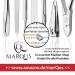 Marqus 7-Piece Manicure Set for Men & Women - Solingen Made in Germany Real Leather Case - Hand & Foot Care Essentials - Buy Online on SooperMarket.com