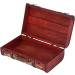 Vintage Composite Wood Portable Suitcase with Map Pattern - Stylish Storage Chest for International Shipping - Buy Online on SooperMarket.com