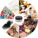 Sample Pots for Cosmetics 4 PCS 10 Gram Small Pots with Lids Make up Pots Little Pots with Lid Sample Jars with Lids Plastic Makeup Sample Containers BPA Free Makeup Pot - Buy Online on SooperMarket.com