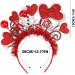 Vatocu LED Valentine's Day Headband Luminous Heart Headpiece Red Lips Headband Sequins Heart Hair Accessories for Holiday Wedding Birthday Party Gift - Buy Online on SooperMarket.com