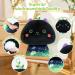 Mewaii Soft Mint Cat Mushroom Stuffed Animal Plush Pillow Squishy Toy - 14 Inch - Buy Online on SooperMarket.com