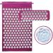 Accupuncher Mat | Portable Pressure Point Mat with Strike | Accupressure Mat and Pillow Set Promotes Relaxation & Strike for Optimal Health and Wellness Purple Two Piece Suit - Buy Online on SooperMarket.com