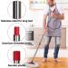 Qulable Spin Mop Replacement Handle - Adjustable 4-Section Stick for O-Cedar & EasyWring Mops - Red - Buy Online on SooperMarket.com