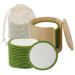 Facial Sponges 16 Pcs Cotton Face Pads Bamboo Fiber Pads Makeup Remover Pad Washing Sponge for Facial Cleansing Facial Sponges Cleansing