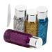 FOYTOKI 4pcs Set Colorful Eye Shadow Eyeshadow Glitter Festival Glitter Body Glitter Spray Liquid