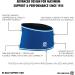 Rehband RX Back Bandage - 7mm Neoprene Stabilizer Belt for Back & Lumbar Support | Anatomical Fitness & Everyday Use - Blue S - Buy Online on SooperMarket.com