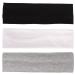 MapofBeauty 3 Pack Stretchy Cotton Yoga Headbands for Sports and Gym (Solid Color) - Buy Online on SooperMarket.com