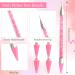 LLMSIX Rhinestones Picker Tool Dual-Ended Wax Pencil Pen Rhinestone Picker Dotting Pen Rhinestones Applicator with 4 Wax Tips and Twizzer for Gem Stone Jewelry Nail Art DIY Craft (Pink) - Buy Online on SooperMarket.com
