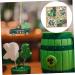 ABOOFAN 4 Boxes Wooden Patrick's Wall Exquisite Decors Wood Pendants Adorable Party Festival St of Hanging - Buy Online on SooperMarket.com