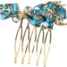 ABOOFAN Piece Rhinestone Chain Hair Comb Crystal Hair Clip Hair Comb Slide Clip Bridal Hair Pin Hair Clips Hair Side Comb Flower Girls Hair Pin Hair Fork Wedding Bridesmaid Headband Alloy Sky-blue 0.6X4.5X19CM - Buy Online on SooperMarket.com