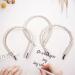 3 Pack White Faux Pearl Headbands for Women - Bridal Hair Accessories - Buy Online on SooperMarket.com