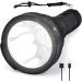 Lyting USB Rechargeable 150000 Lumens Super Bright Flashlight | 5 Modes, IPX7 Waterproof | Powerful Flash Light for Emergencies & Camping - Black - Buy Online on SooperMarket.com